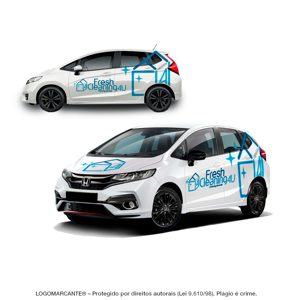 criacao-de-logotipo-empresa-de-limpeza-FreshCleaning4U-plotagem-carro - Copia
